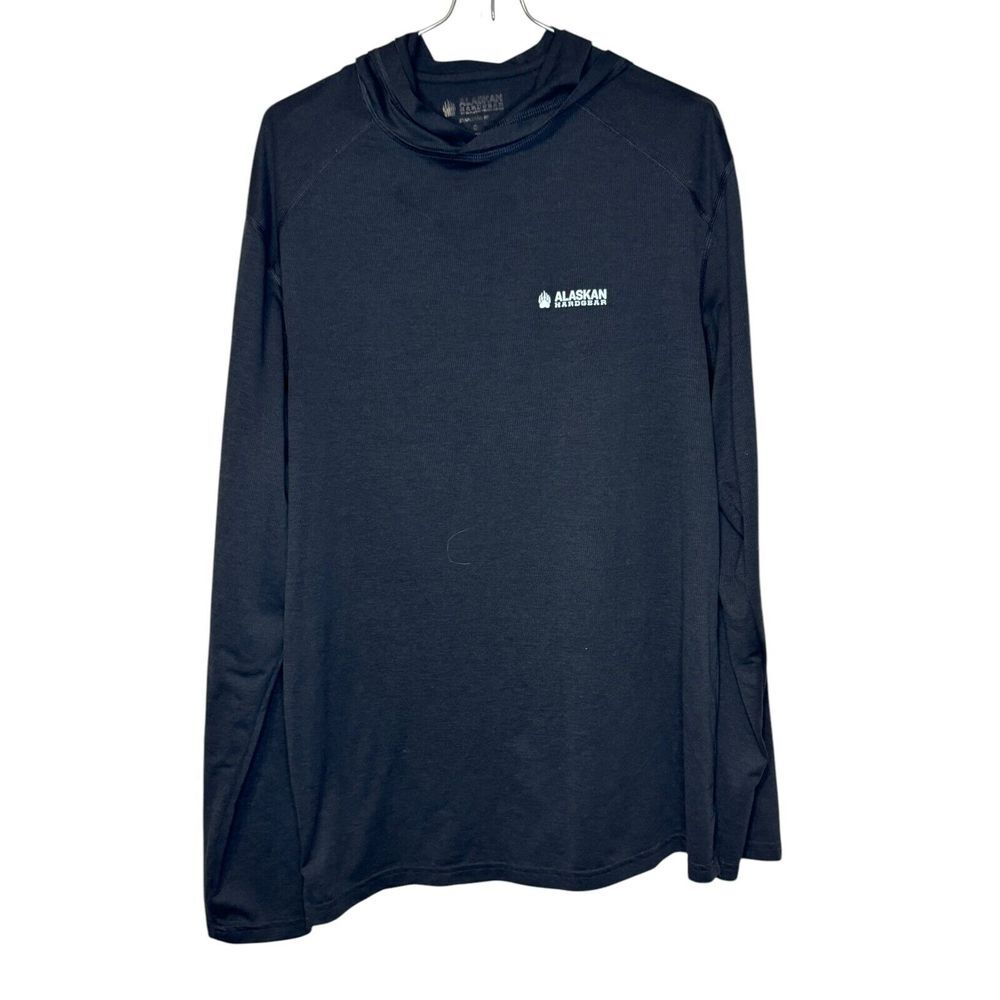 Alaskan Hardgear Mens Tops Hooded Long Sleeve Knit Lightweight Performance